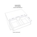 Ver imagem 6 de Balcão Banheiro Milão com Tampo e Cuba - Mdf Branco 60cm