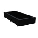 Ver imagem 3 de Cama Box Solteiro Colchão Mola Ensacada Premium + Box Sintético 60x88x188 Cor:preto