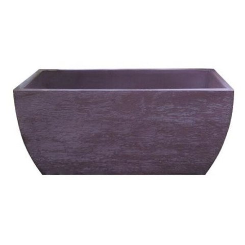 Vaso Planta 65x30 Jardineira Floreira Polietileno - MARROM CHOCOLATE 020