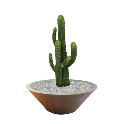 Vaso Planta 40x15 Bacia de Mesa Polietileno - AREIA 001