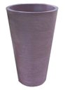 Ver imagem 1 de Kit 2 Vaso Planta 75x50 Redondo Cônico Polietileno - MARROM CHOCOLATE 020