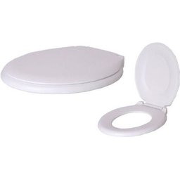 Tampa De Vaso Almofadado Assento Universal Alumasa Branco - 4