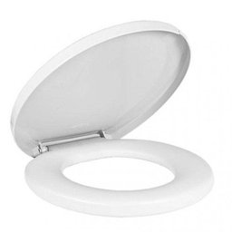 Tampa De Vaso Almofadado Assento Universal Alumasa Branco - 2