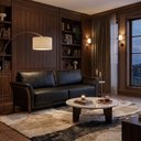 Ver imagem 6 de Sofá Living 2 Lugares Royal 162 cm Pes Madeira Courino Tcs 724 Moll