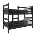 Ver imagem 2 de Beliche Madeira Maciça - Vira 2 Camas - para Colchão 78/88 X 188cm Dubai Multimóveis Cr4137