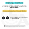 Elemento Tátil Alerta Pvc Adesivado Preto - 7