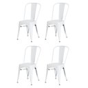 Ver imagem 1 de Kit 4 Cadeiras Tolix Iron Design Branca