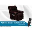 Ver imagem 1 de Poltrona do Papai Reclinável Texas Fantastic Zero Wall Motorizada c/ Lift Courano Marrom - Probel