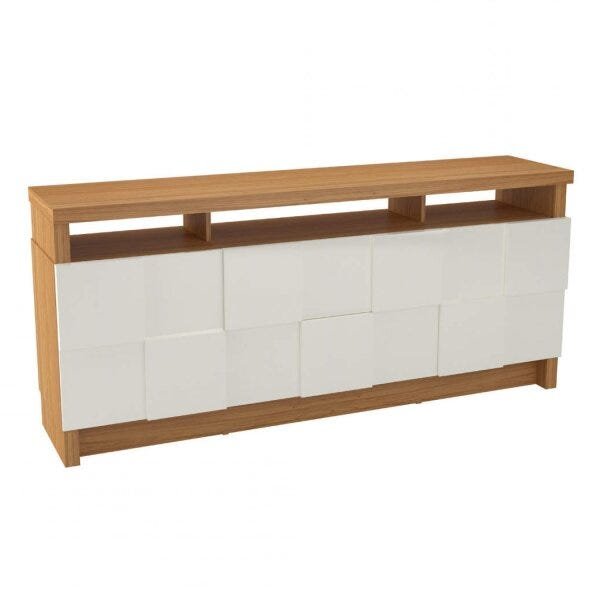 Buffet Balcão Quadriculado 3D 2 Portas 2 Gavetas 178cm