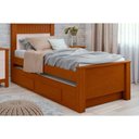 Ver imagem 1 de Bicama Solteiro Athenas C/ 2 Gavetas e Cama Auxiliar Frassino/off White - Lopas