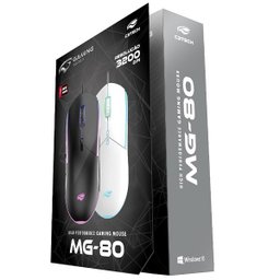 Mouse Gamer USB Branco MG-80WH C3 TECH - 1