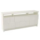 Ver imagem 2 de Buffet Balcão Quadriculado 3d 2 Portas 2 Gavetas 178cm
