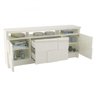 Buffet Balcão Quadriculado 3d 2 Portas 2 Gavetas 178cm - 3
