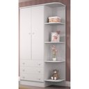 Ver imagem 4 de Jogo de Quarto Infantil Doce Sonho - Berço Meu Soninho, Cômoda, Armário / Branco - FdECOR