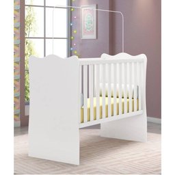 Jogo de Quarto Infantil Doce Sonho - Berço Meu Soninho, Cômoda, Armário / Branco - FdECOR - 2