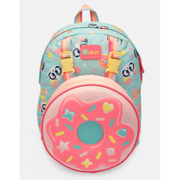 Mochila Costas com Lancheira Térmica Panda Donuts Puket 050403491727 Verde Água Un - 1