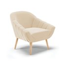 Ver imagem 1 de Poltrona Giovana Suede Bege Natural