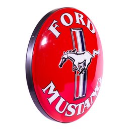 Luminoso de Parede 3 Ford Mustang Marcas de Carro Antigas Retrô Vintage Bar,garagem,oficina Mecânica - 3