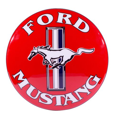 Luminoso de Parede 3 Ford Mustang Marcas de Carro Antigas Retrô Vintage Bar,garagem,oficina Mecânica
