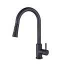 Ver imagem 1 de Torneira Cozinha Monocomando Gourmet Preta:Preto