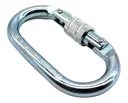 Ver imagem 2 de 02 Mosquetão Oval Aço Trava Rosca 25KN Nbr Ce En U