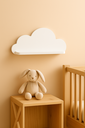 Ver imagem 2 de Prateleira Infantil Mdf Nuvem para Livros Quarto Infantil Cantinho da Leitura Parede Organização