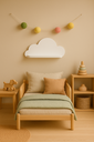 Ver imagem 4 de Prateleira Infantil Mdf Nuvem para Livros Quarto Infantil Cantinho da Leitura Parede Organização