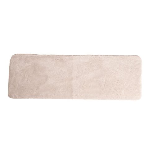 Passadeira de Microfibra Comfort Marfim Plus 120x40cm - Uzoo Passadeira Microfibra Comfort Plus