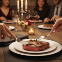 Ver imagem 6 de Kit 12 Facas Mesa Inox Line Continental Restaurante Metal