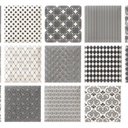 Ver imagem 1 de Pastilha de Cerâmica 15x15cm 14 Peças Aleatórias Decor Preston Glass Mosaic