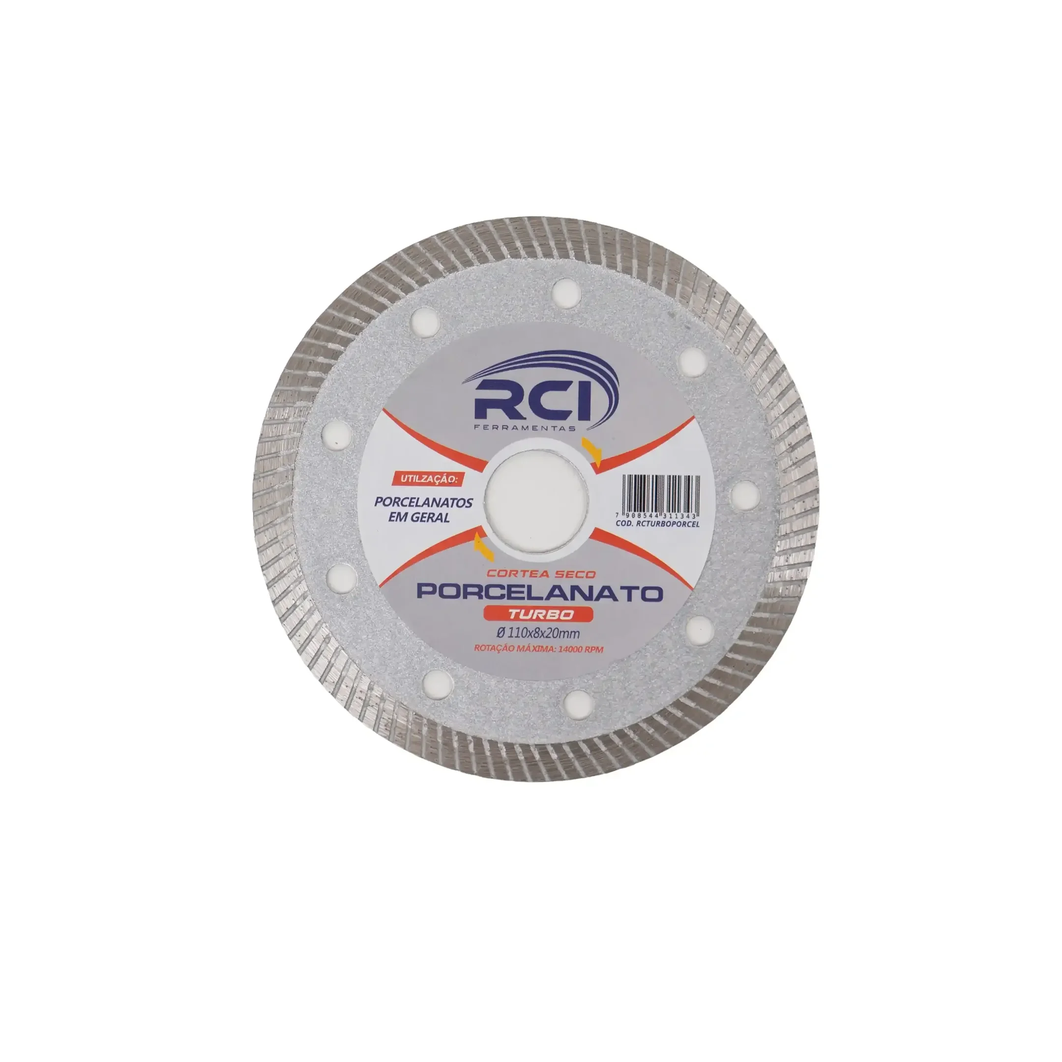 Disco de Corte Diamantado Porcelanato Rci 110mm X 20mm