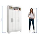 Ver imagem 5 de Armário Multiuso Nt 4030 Branco Flex - Notável