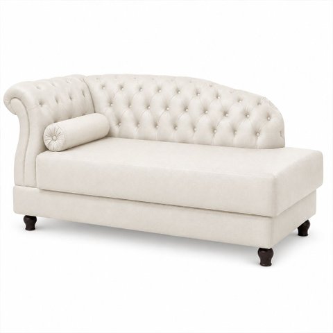 Chaise 160cm Esquerdo Pomme Facto Off White - Sallar Home