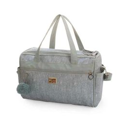 Kit bolsa Maternidade Barcelona 6 Peças Cinza - Hug - Cinza - 6