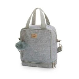 Kit bolsa Maternidade Barcelona 6 Peças Cinza - Hug - Cinza - 3
