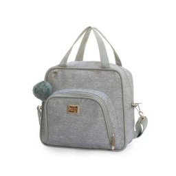 Kit bolsa Maternidade Barcelona 6 Peças Cinza - Hug - Cinza - 4