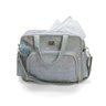 Kit 3 Peças Bolsa Maternidade Barcelona Cinza - Hug - Cinza - 5