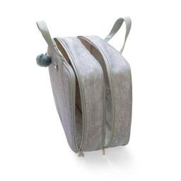 Kit 3 Peças Bolsa Maternidade Barcelona Cinza - Hug - Cinza - 6