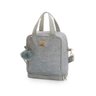 Kit 3 Peças Bolsa Maternidade Barcelona Cinza - Hug - Cinza - 2