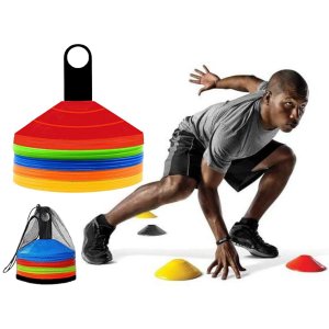 Kit Cone Treinamento Agilidade Chapéu Chinês 50un Sacolinha
