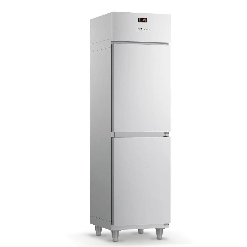 Mini Câmara Refrigerados Refrimate Inox 2 Portas 220v Mcr2p