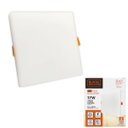 Ver imagem 1 de Painel Plafon LED Borda Infinita Black + Decker Quadrado 17W Branco Quente