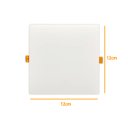Ver imagem 5 de Painel Plafon Led Borda Infinita Black + Decker Quadrado 17W Branco Quente