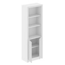 Ver imagem 4 de Armário Alto para Escritório 171,5x60cm com 2 Portas e 5 Prateleiras Branco