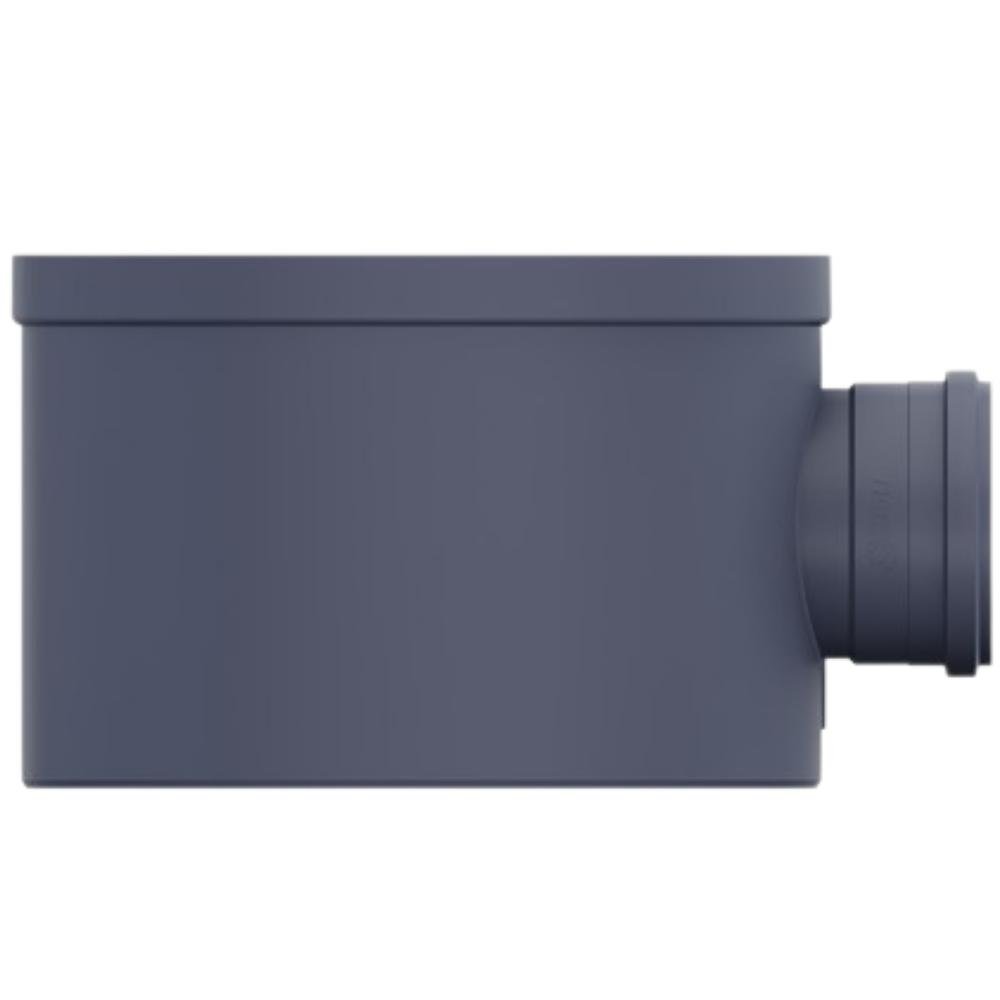 Prolongamento de Caixa Múltipla Pvc Cinza Água Esgoto Gordura Dn 300mm com 1 Entrada Dn 100mm - 2