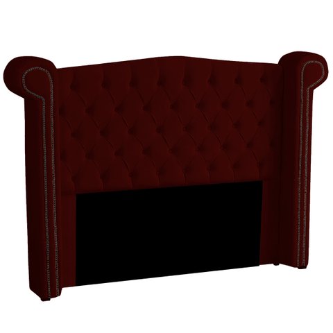 Cabeceira Casal King Size Estofada para Cama Box Ayla Veludo