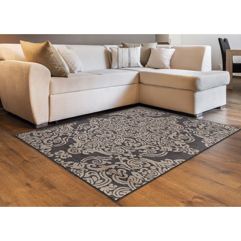 Tapete Sala Quarto Econature Real 2,00 x 2,50 Chumbo-56
