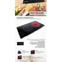 Ver imagem 3 de Fogão Cooktop Elétrico 2 Bocas Safanelli Touch Vitrocerâmica - Preto - 220V