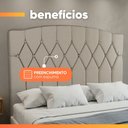 Ver imagem 7 de Cabeceira Estofada para Cama Box Casal Belize de 1,40m