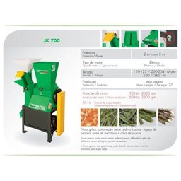 Picador De Palmas Elétrico 3CV Trifásico Trapp JK 700 - 2